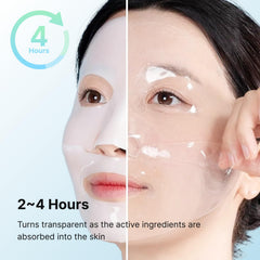 ROOTIO Masque hydrogel élasticité, peau plus tonique après la nuit.
