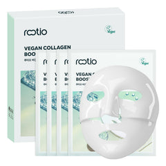 ROOTIO Masque hydrogel vegan collagen nuit, hydratation et lissage visibles au réveil.