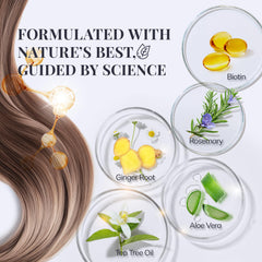 Aloe vera et huile d'argan pour brillance et douceur.