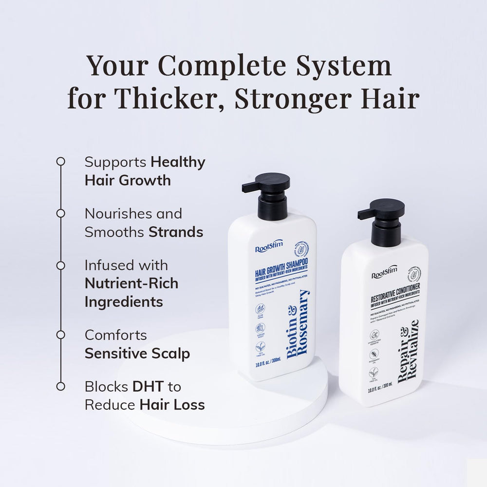 RootStim après-shampooing romarin et biotine en bouteille