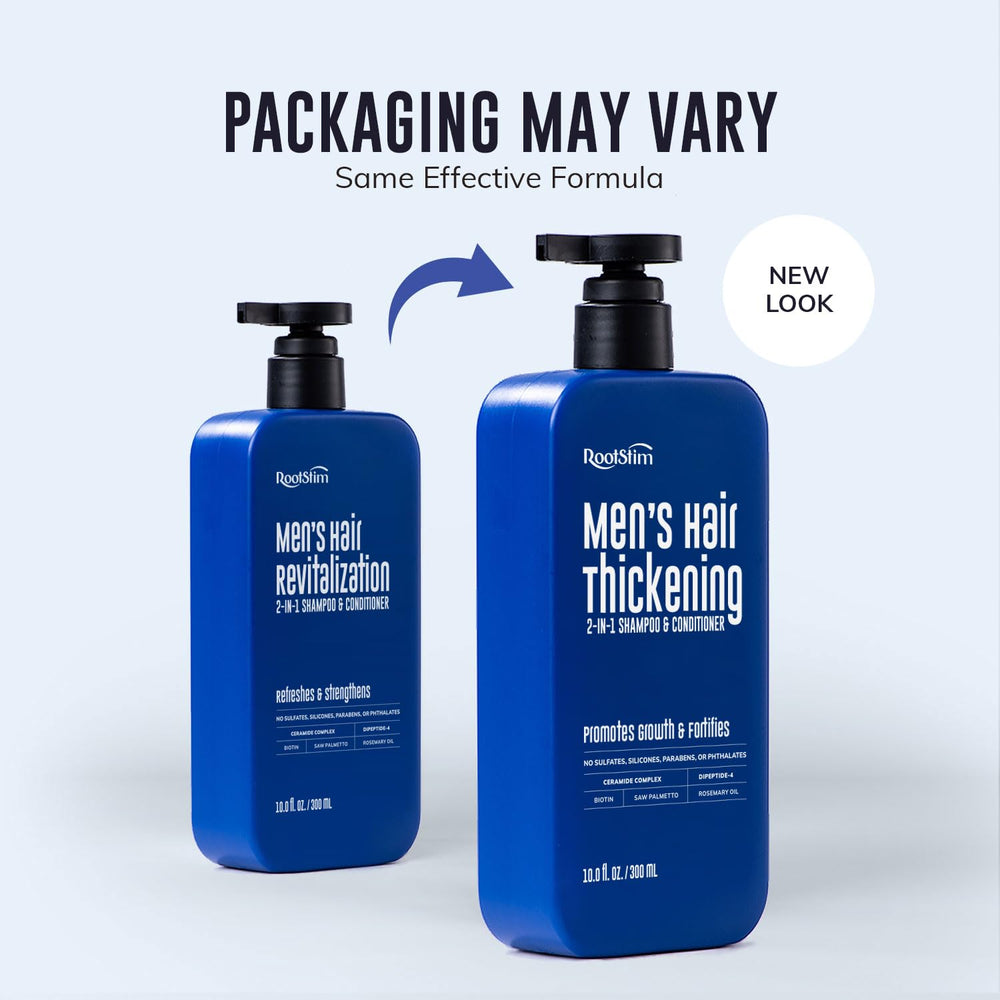 Shampoing RootStim DHT, idéal pour hommes recherchant une routine simplifiée.