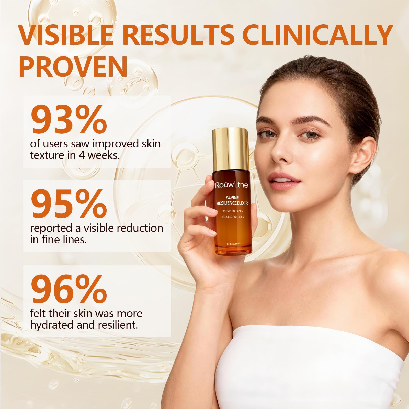 RoowLtne Sérum Retinol Texture non grasse: adapté à tous types de peau.