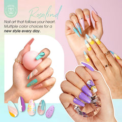 ROSALIND base et top coat brillant, finition lisse et durable.