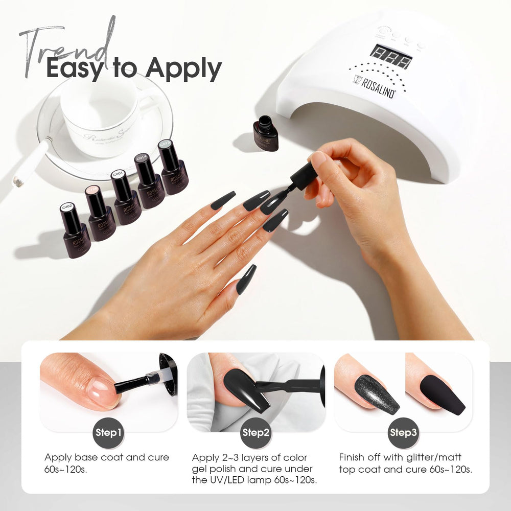 ROSALIND base-vernis gel, fondation idéale pour une manucure durable