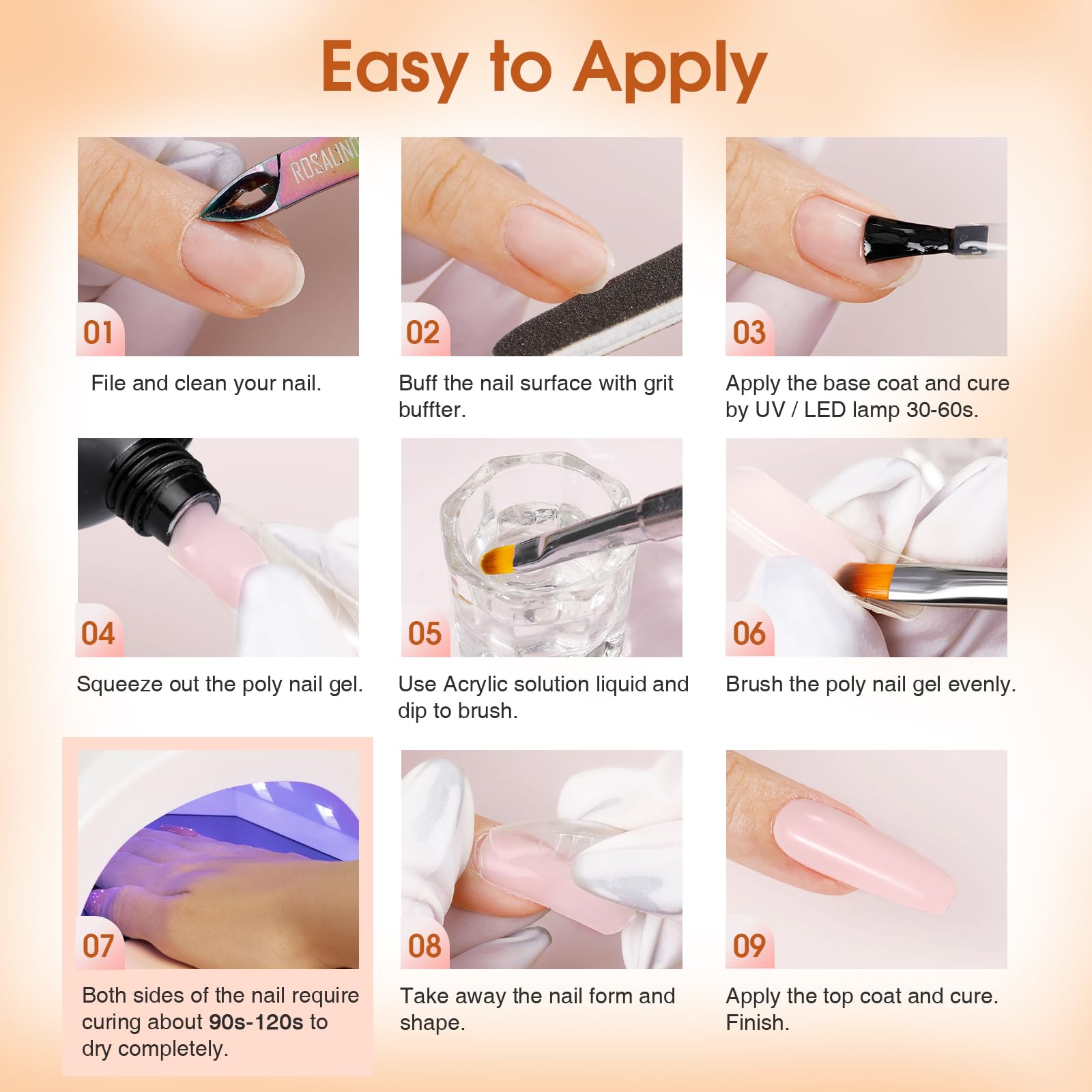 ROSALIND clips ongles et coupe-ongles inclus