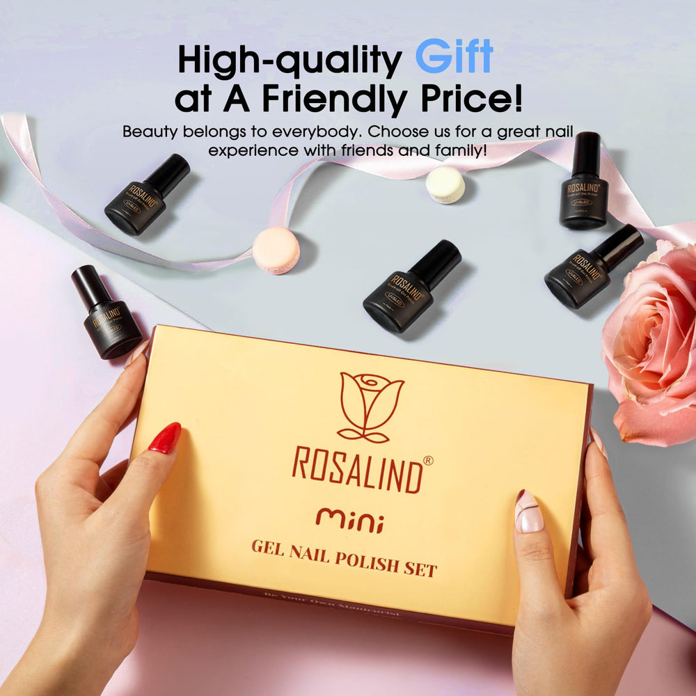 ROSALIND coffret cadeau manucure bleu élégant et prêt à offrir.