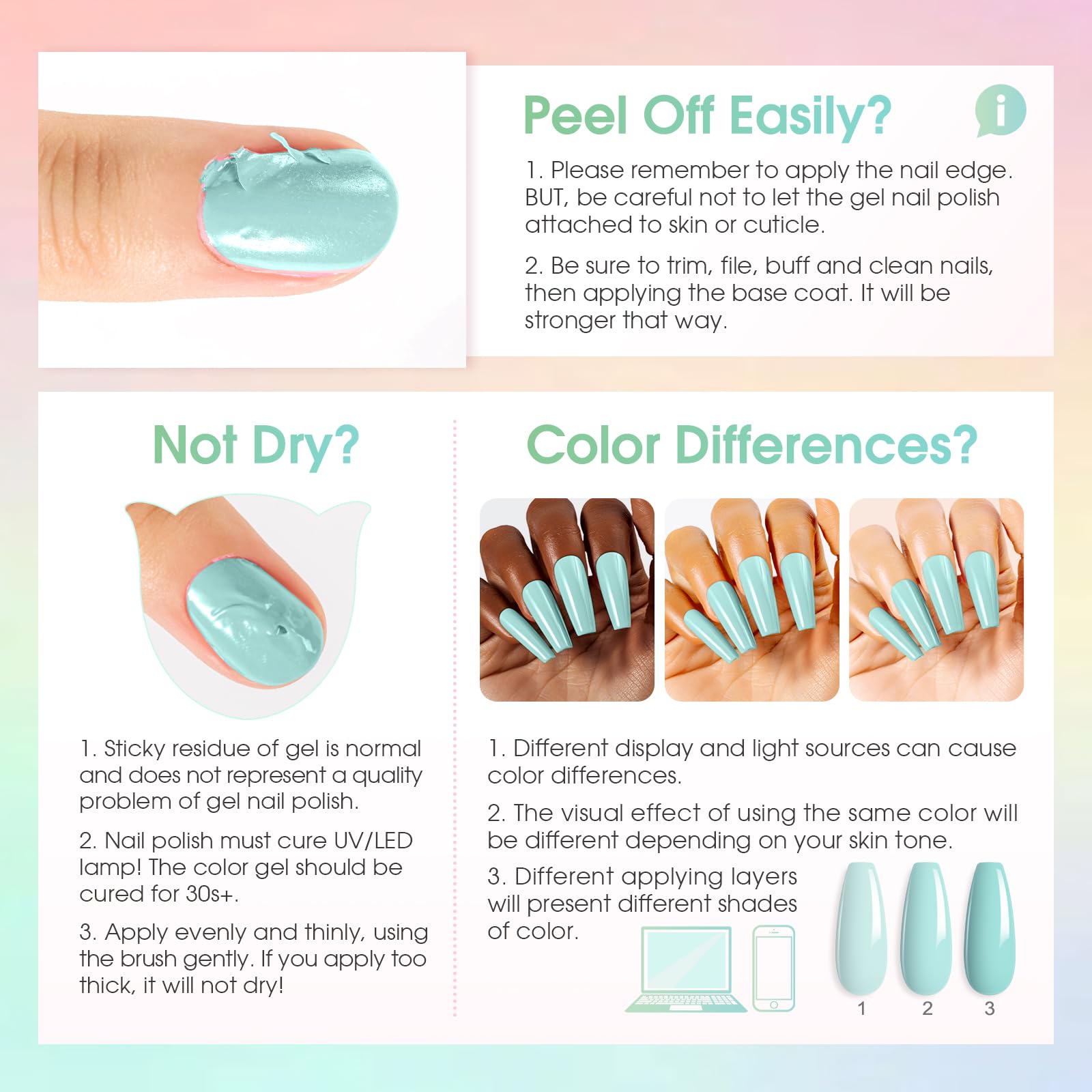 ROSALIND coffret cadeau vernis gel, parfait pour offrir et découvrir.