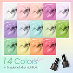 ROSALIND couleurs macarons vernis gel pour créations douces et vibrantes.