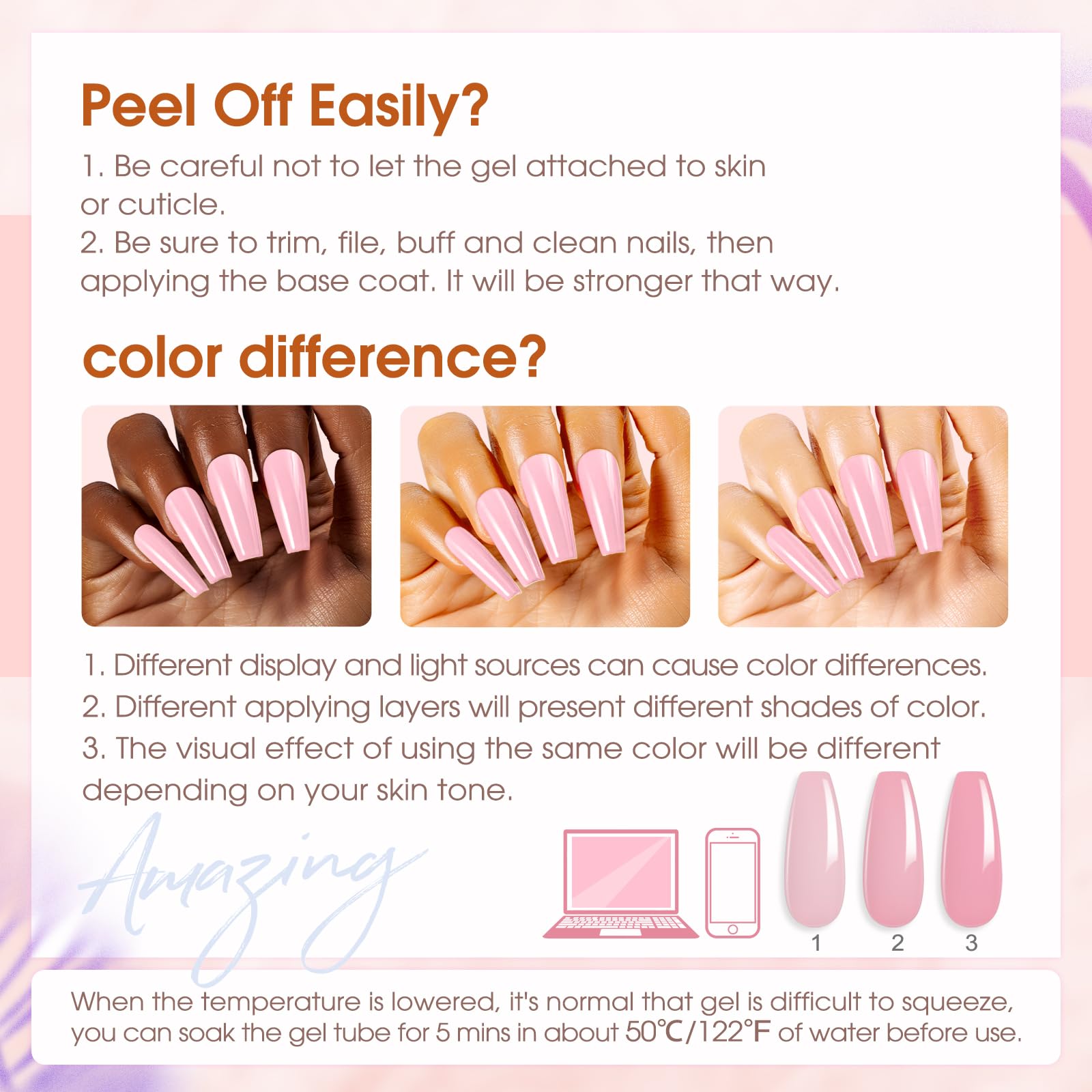 ROSALIND décorations pour ongles variées incluses