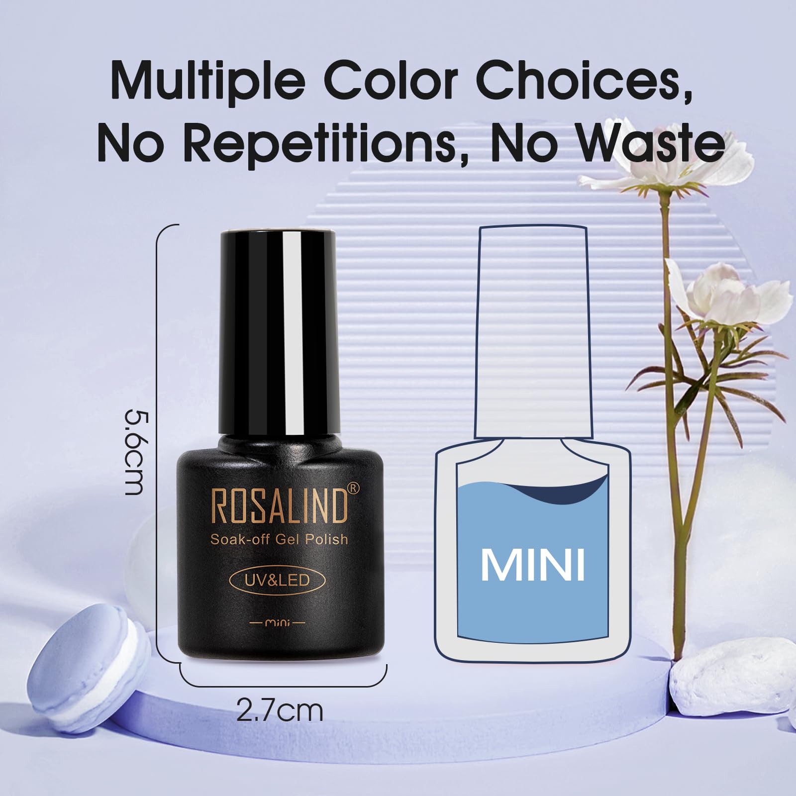 ROSALIND ensemble 12 teintes pour tester différents looks
