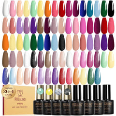 Rosalind ensemble-vernis-gel-30pcs : palette variée pour manucures quotidiennes