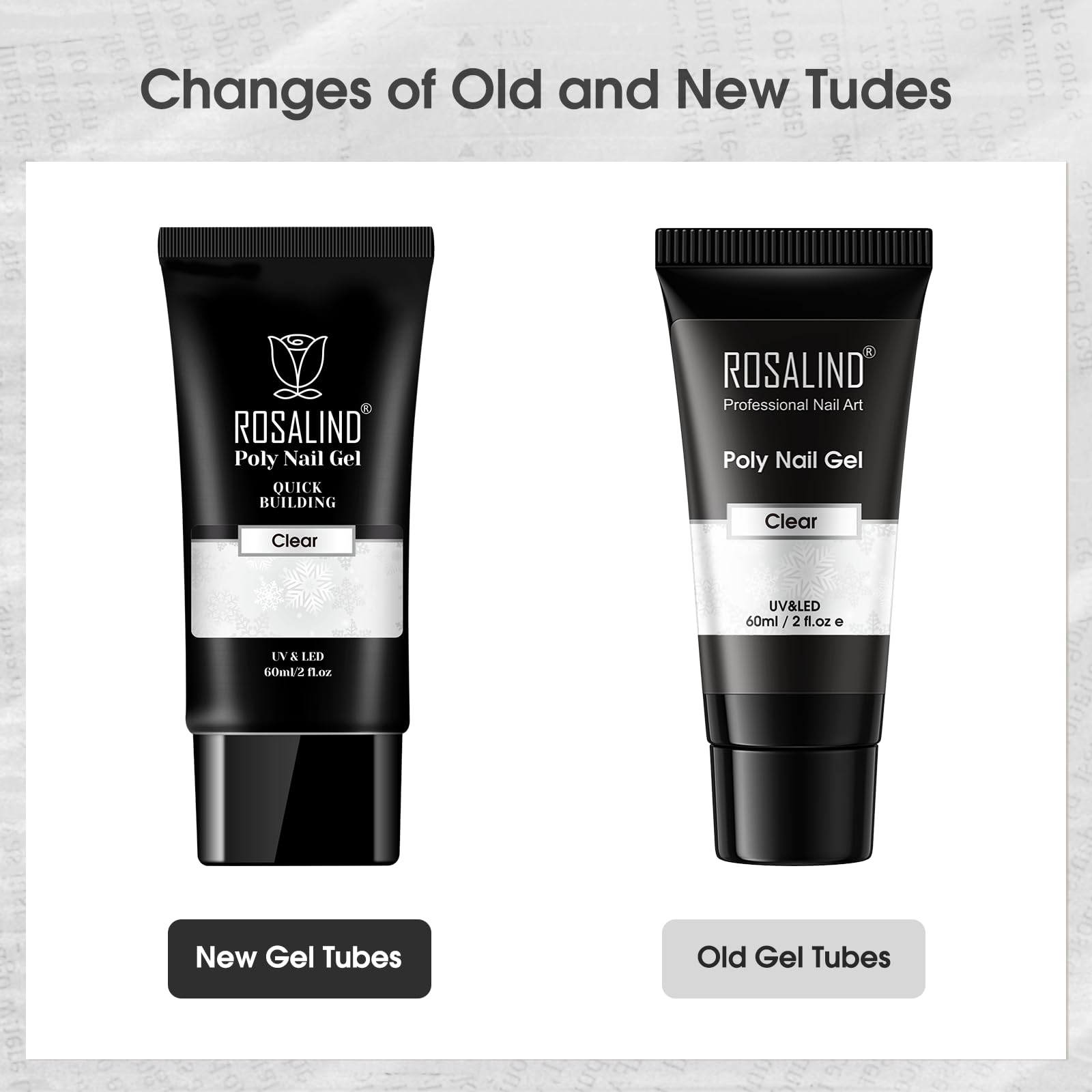 ROSALIND Gel Extension encapsulation pour ongles, rendu durable et élégant