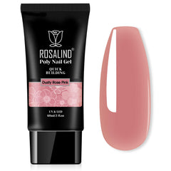 Rosalind Gel Extension Rose Nude: finition naturelle et élégante sur ongles