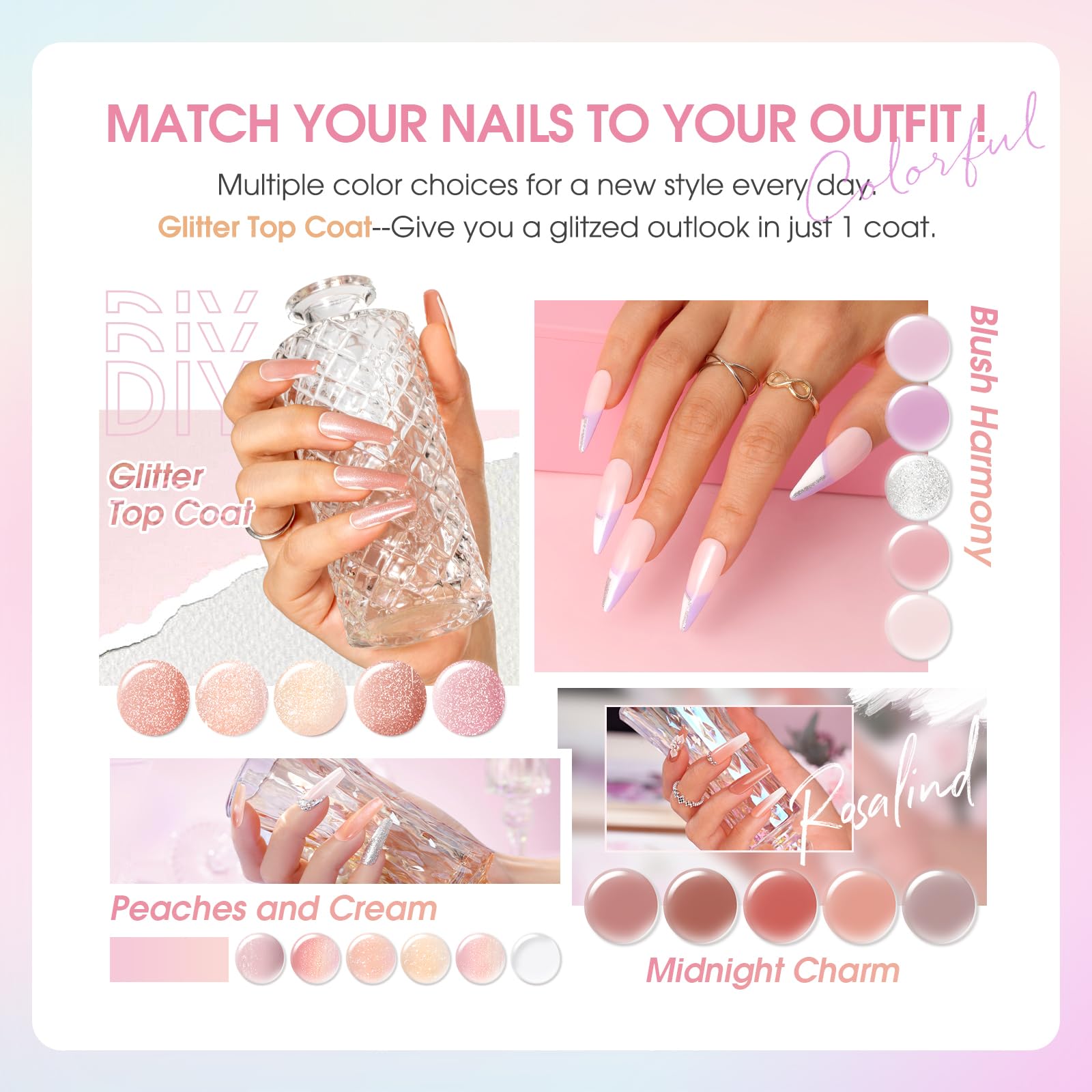 ROSALIND palette 20 couleurs nude et jelly, pour des looks subtils.