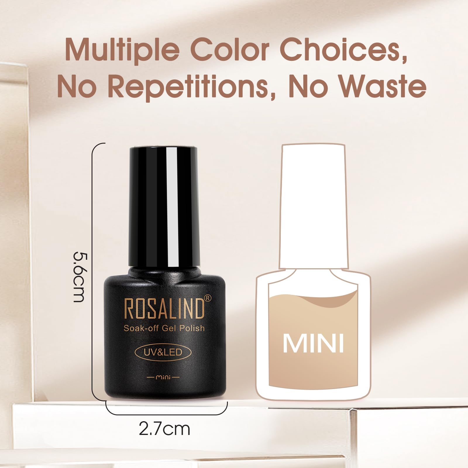 ROSALIND Palette nude brune, idéale pour automne et hiver.
