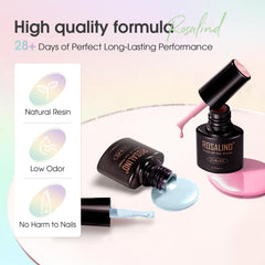 Rosalind vernis gel pastel vert pour un look frais.