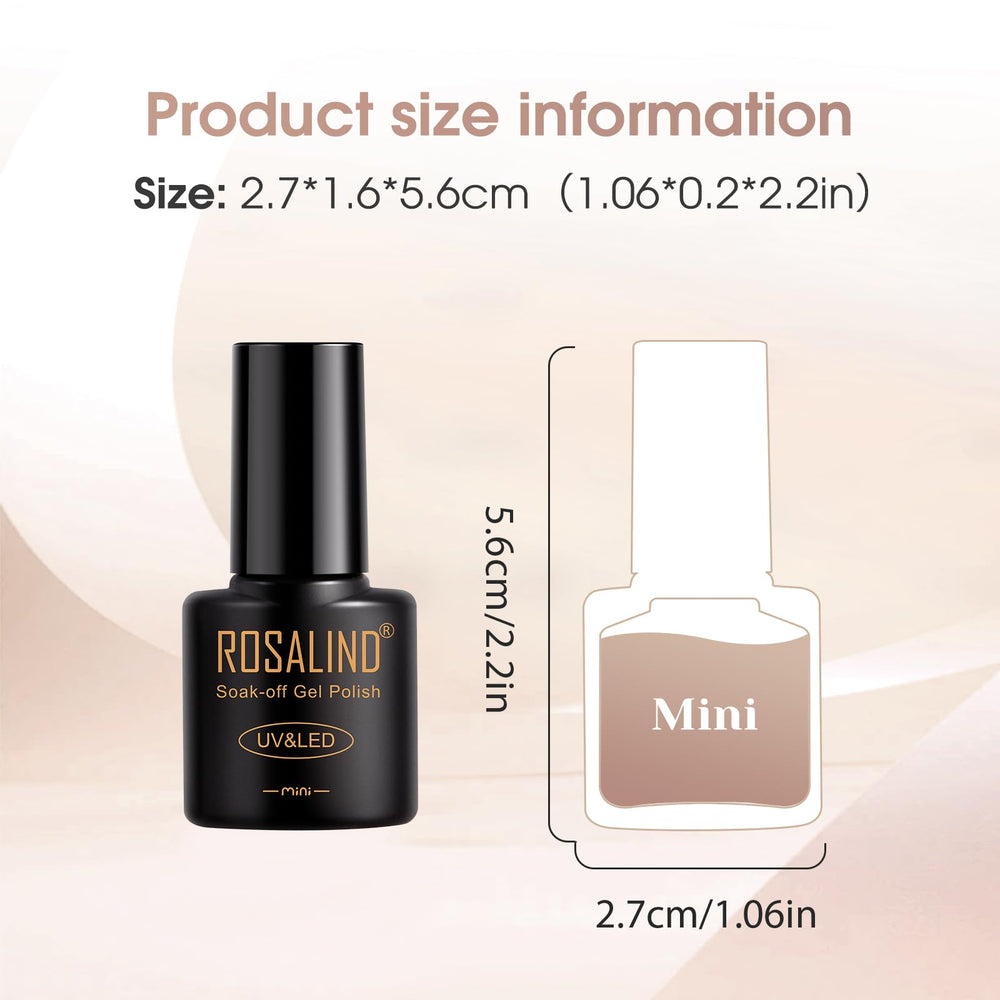 ROSALIND vernis gel rose nude, douceur subtile pour ongues élégants