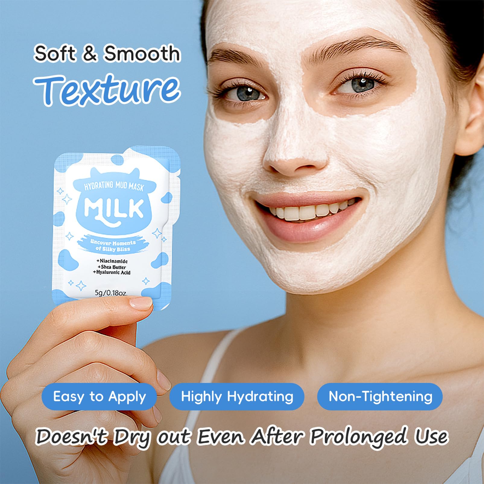 Rosardene masques argile lait purifiants pour pores et teint clair