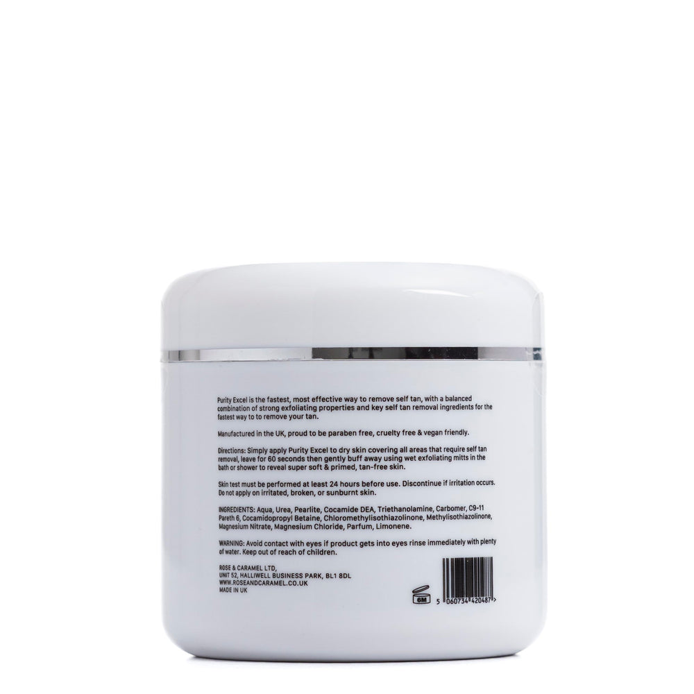 Purity Excel - gommage-crème qui enlève le tan en douceur.