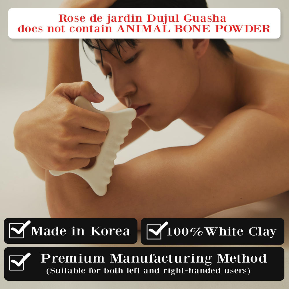 ROSE DE JARDIN Gua Sha céramique massage frais peau lissée