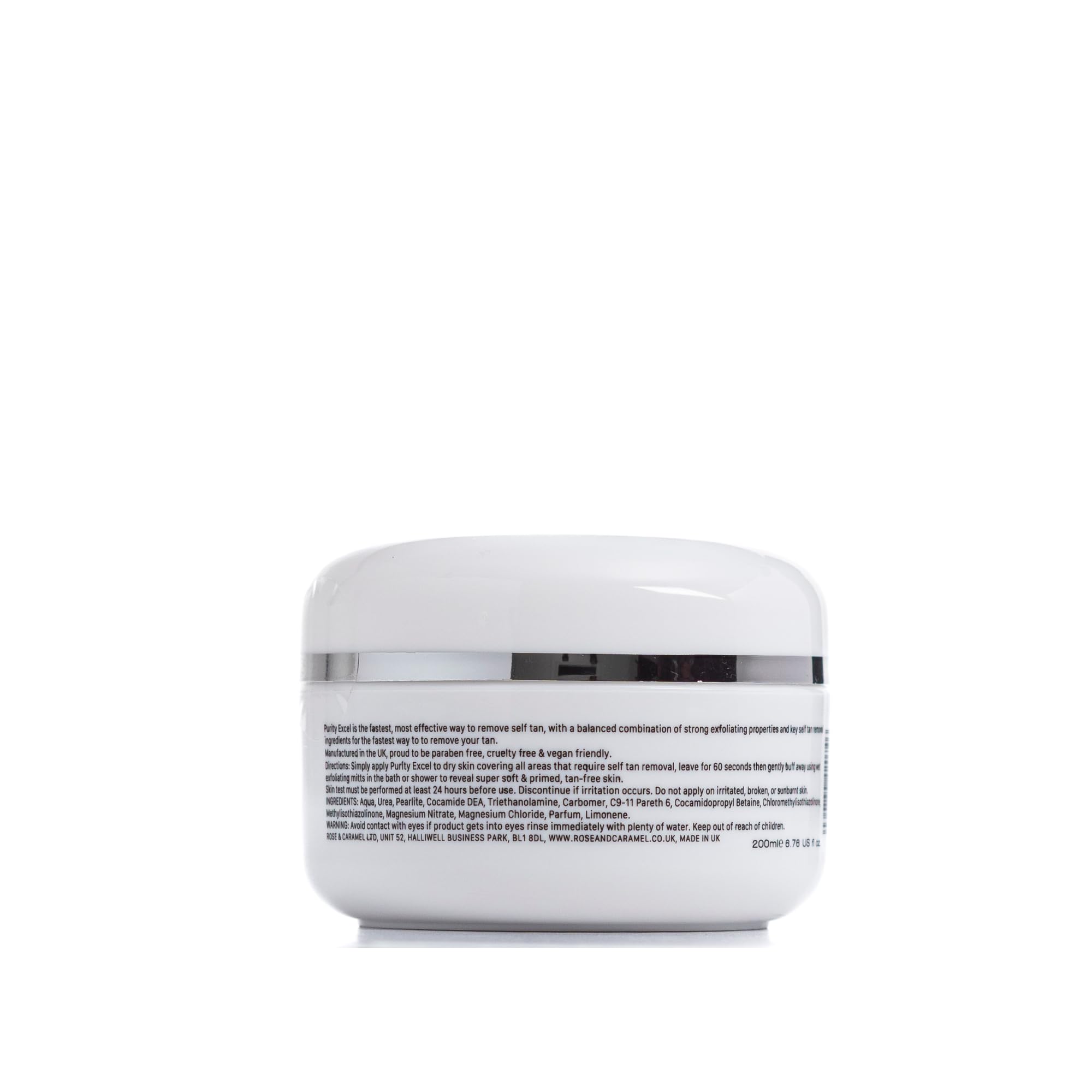 Rose et Caramel Purite Excel – texture delicatte qui exfolie en douceur.