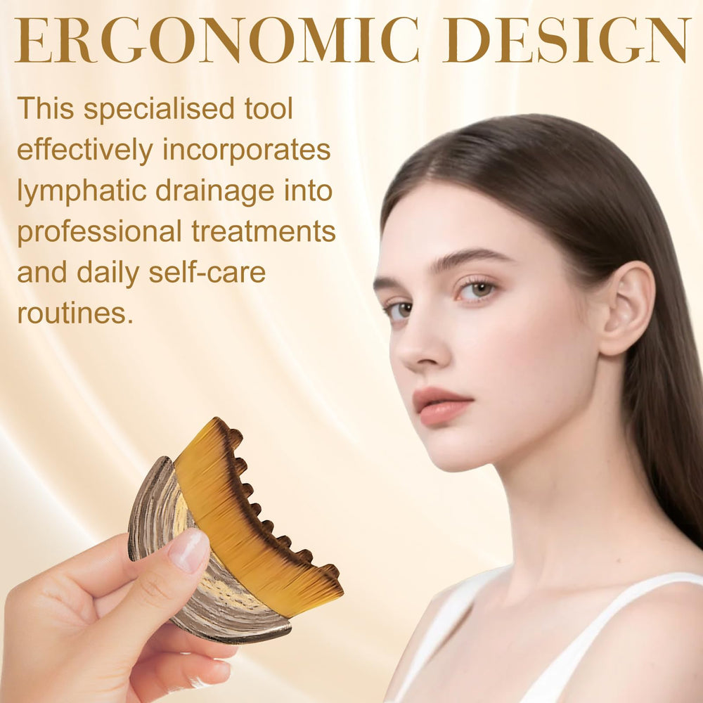 Rose Romee brosse lymphatique visage utilisation quotidienne pour un teint frais.