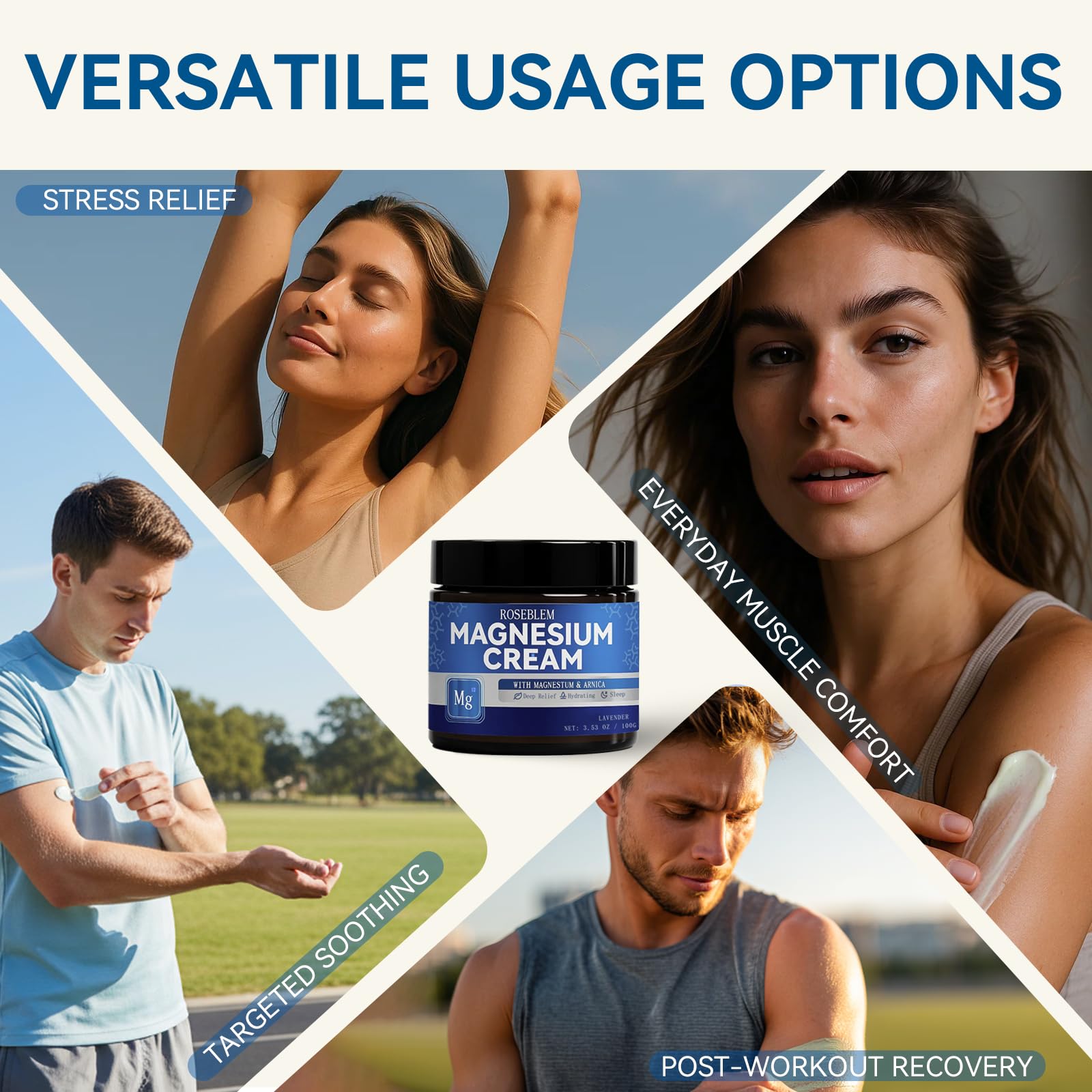 Roseblem Crème Muscles apres effort apporte un confort après sport
