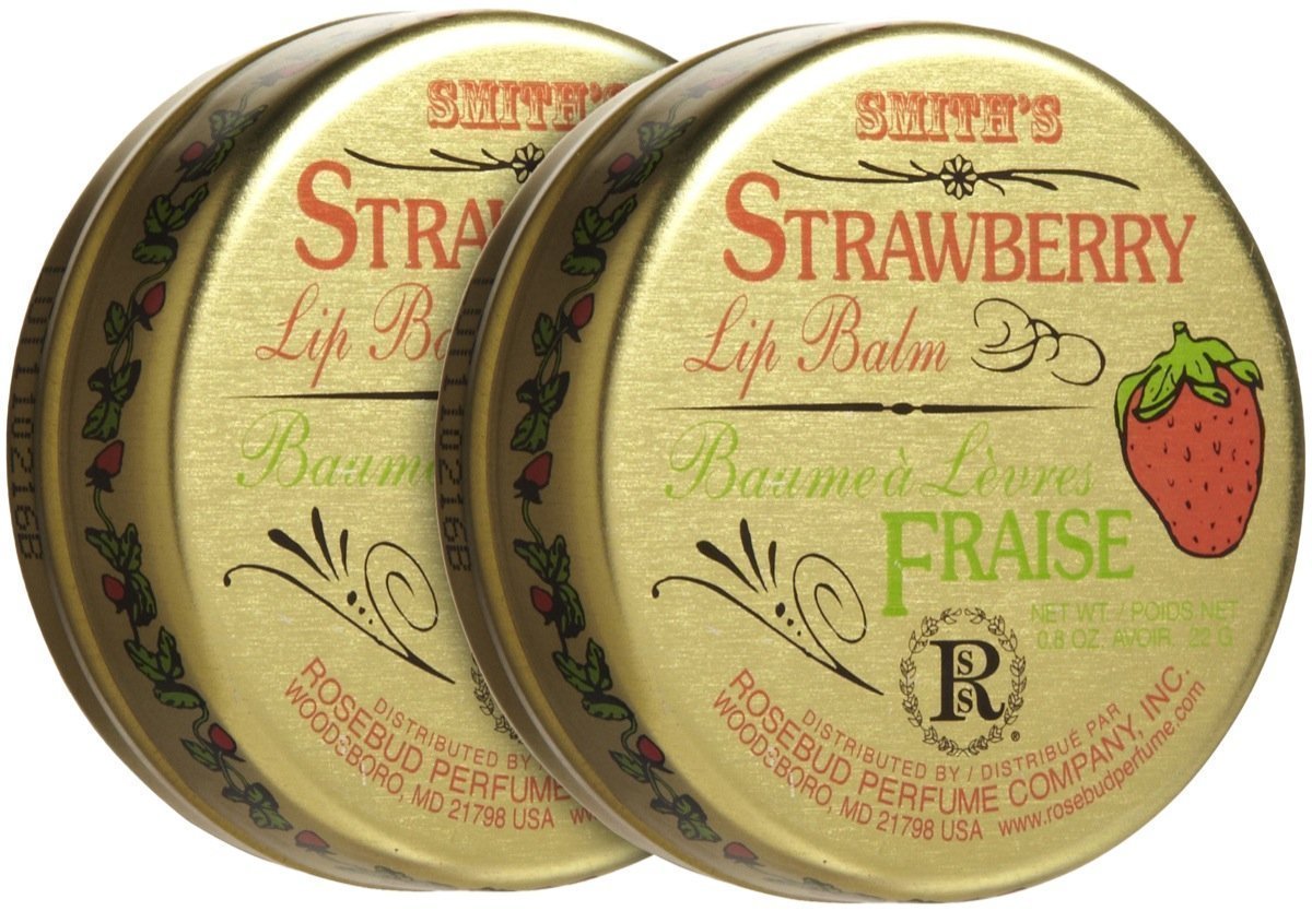 Baume à lèvres Rosebud Fraise, duo pratique, hydratation et parfum fruité