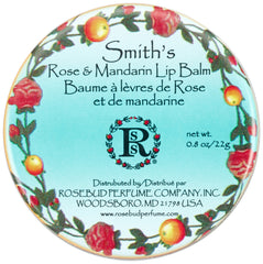 Rosebud Rose et Mandarine — senteur florale pour lèvres parfumées et hydratées.