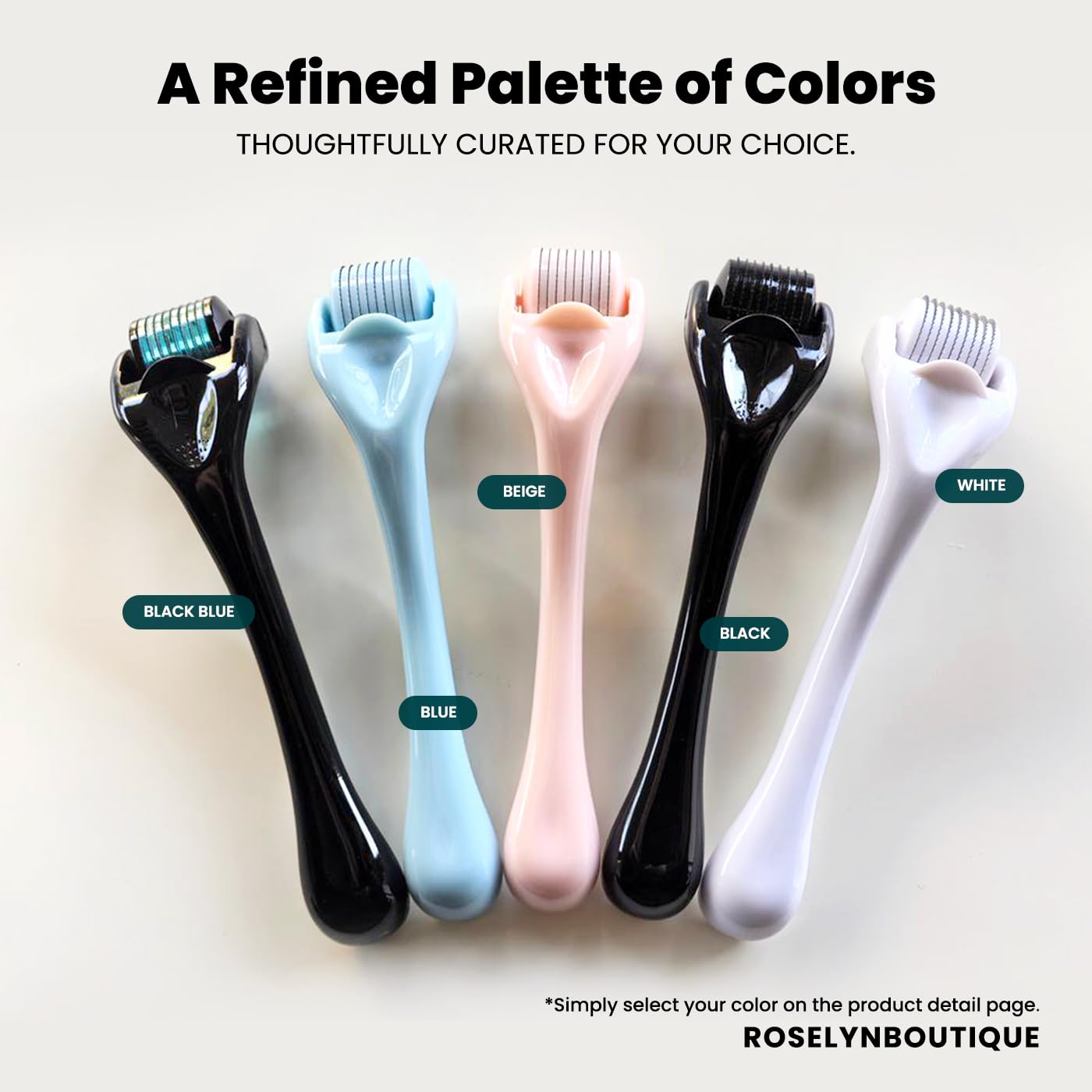 ROSELYNBOUTIQUE rouleau dermique pratique : transport facile et usage rapide