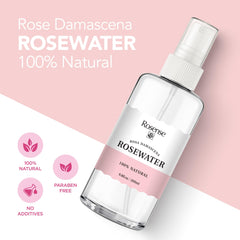 Rosense brume visage à l'eau de rose pour rafraîchir et apaiser la peau.