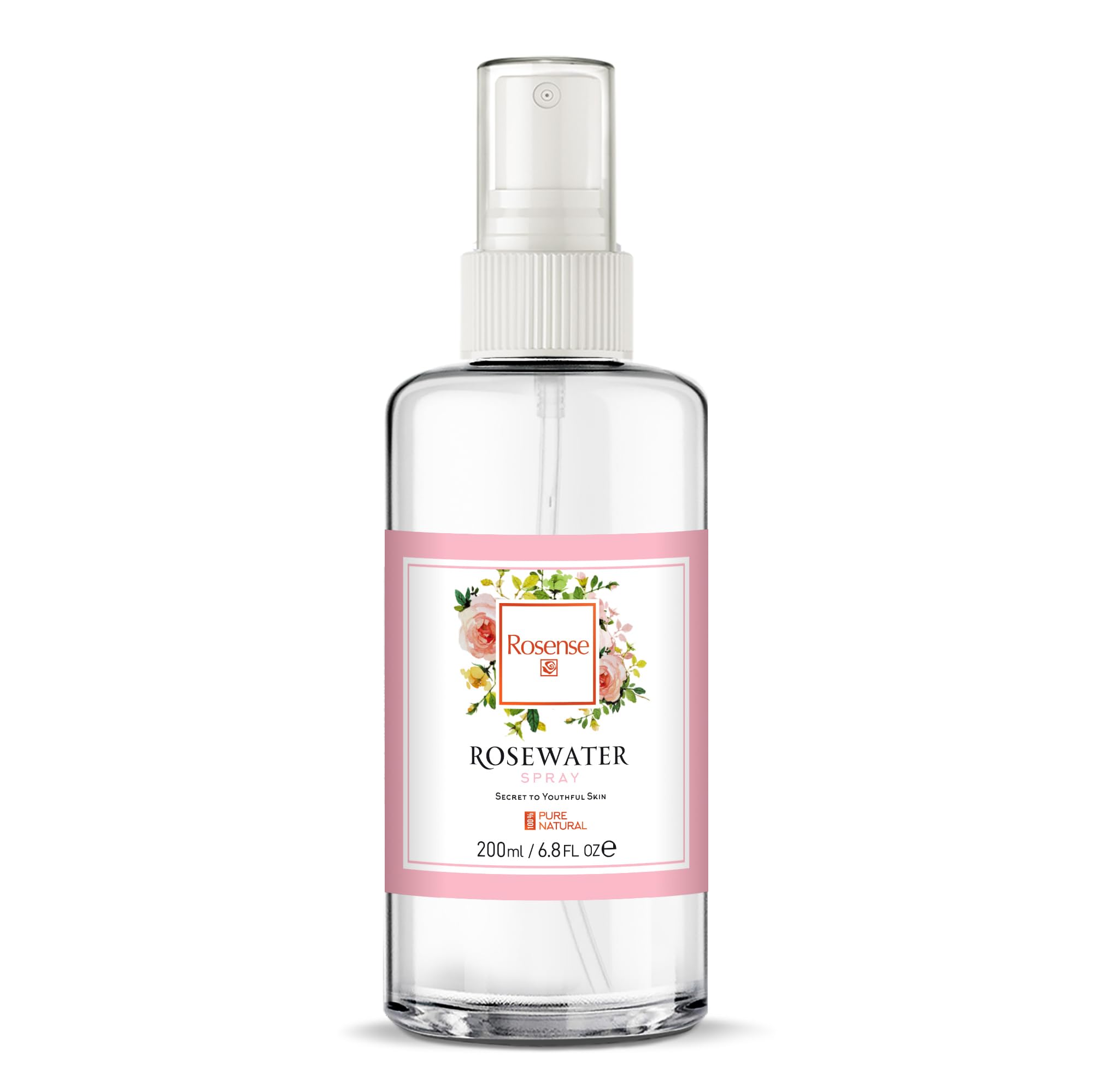 Brume visage Rosense prête à rafraîchir et hydrater votre peau.