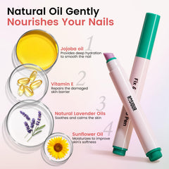 Rosiour huiles essentielles nourrissantes pour les contours des ongles