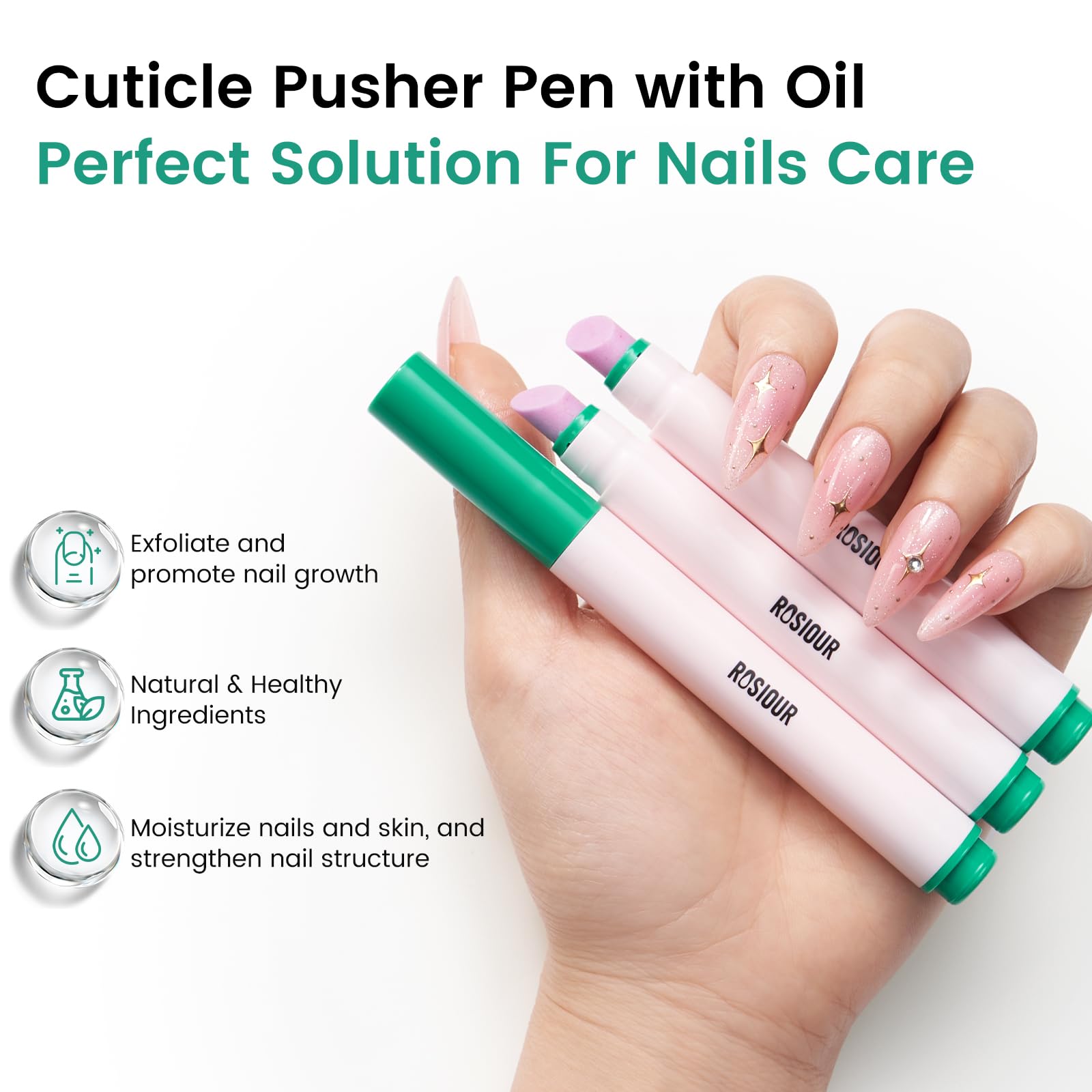 Rosiour utilisation quotidienne pour une routine soignée des ongles