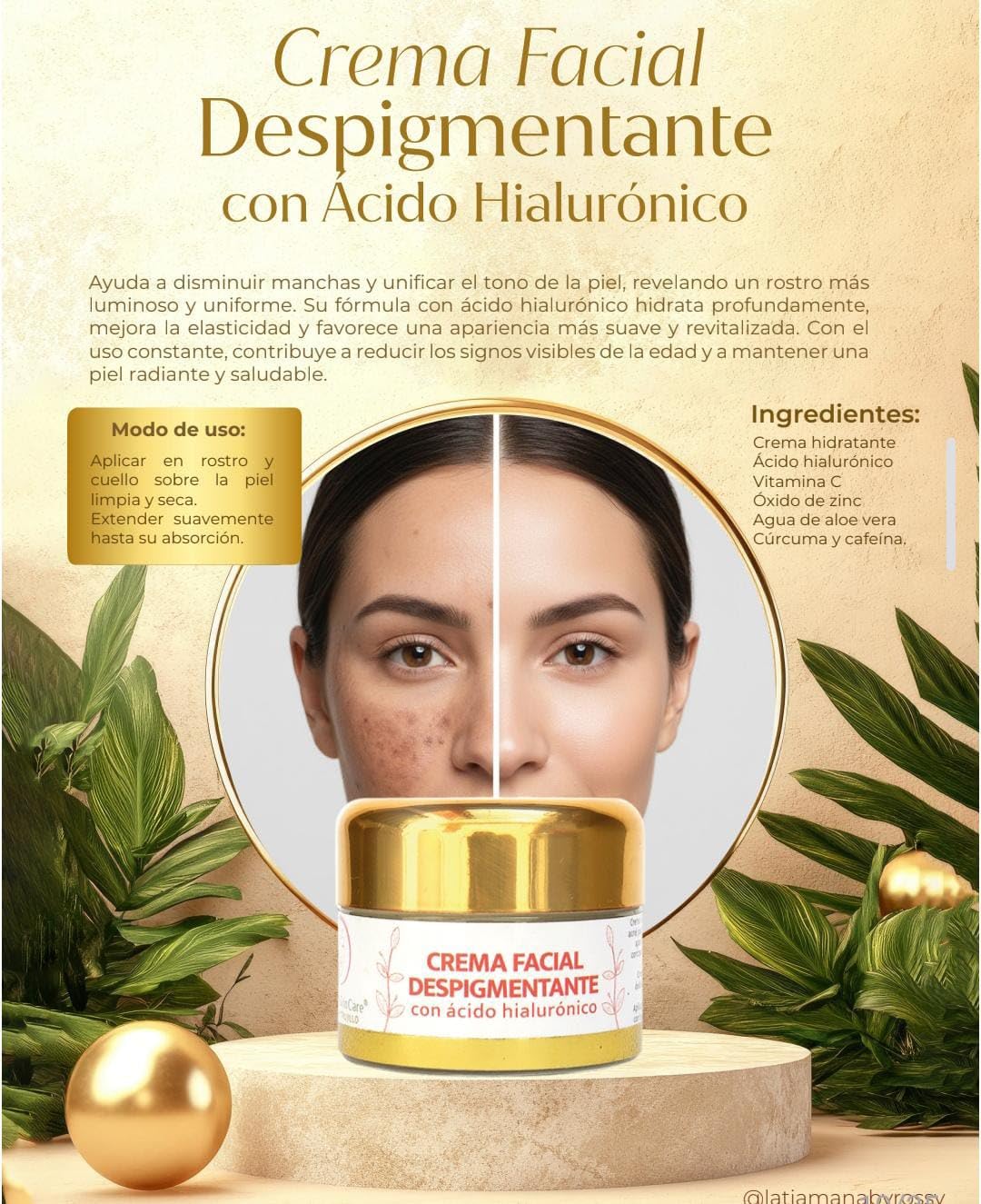 Rossy Trujillo Crème Hydratante Visage — application matin et soir pour peau douce et équilibrée.