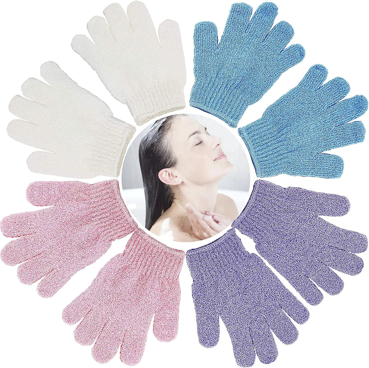 Gants exfoliants ROTOPATA profonds sous la douche pour peau plus lisse