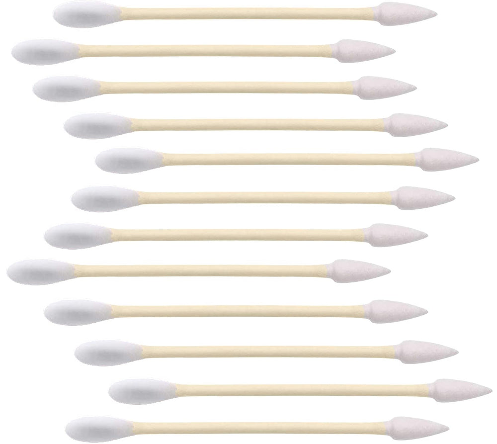 Rouceyxin coton-bambou tête ronde, précision délicate pour maquillage et soin.
