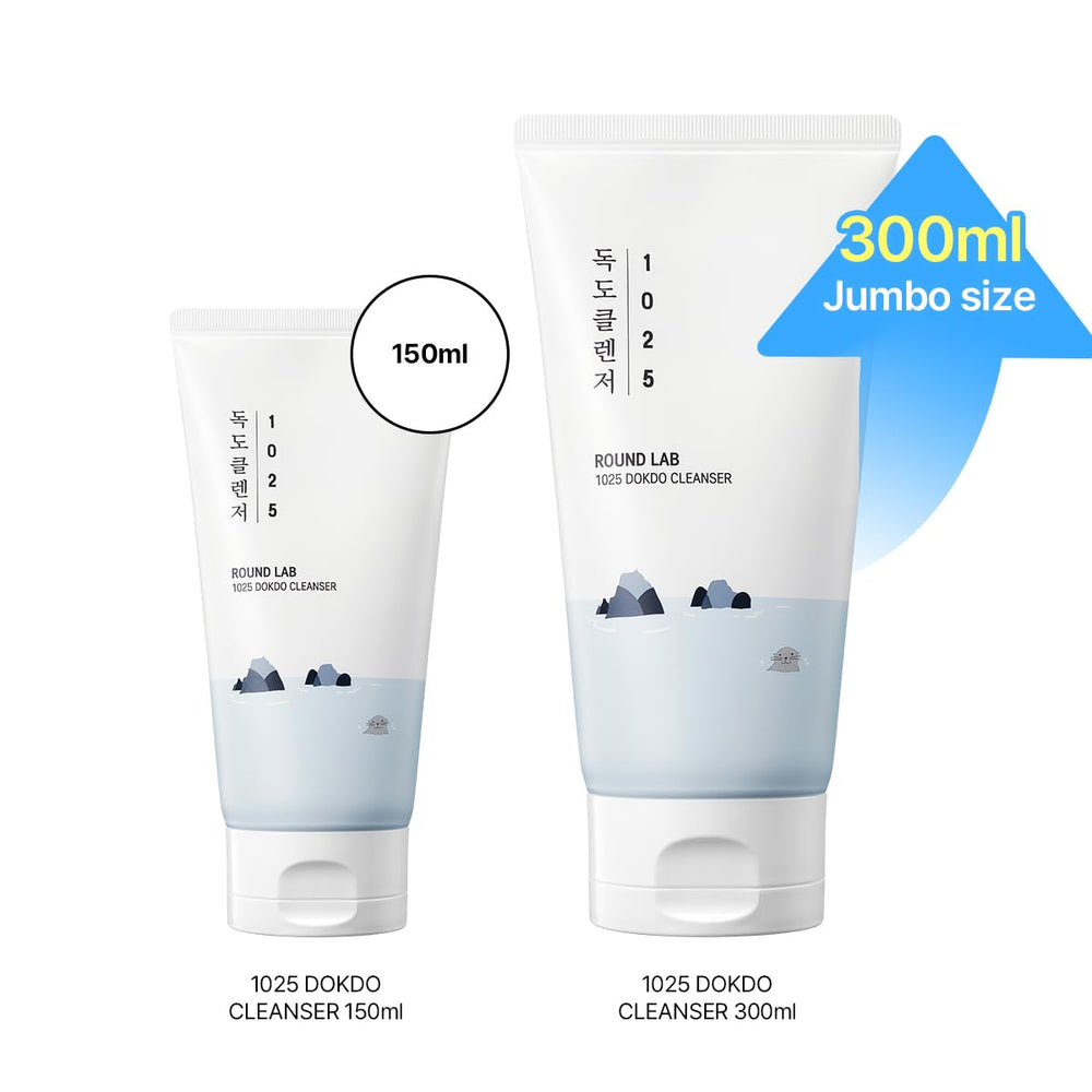 ROUND LAB 1025 Dokdo – mousse riche pour nettoyage en profondeur sans dessèchement.