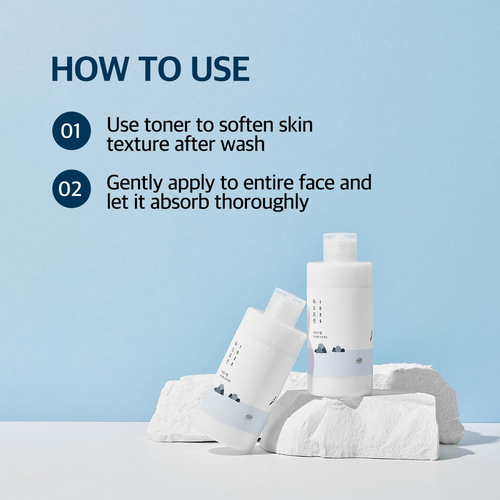ROUND LAB 1025 Dokdo Lotion — emballage pratique et ergonomique.