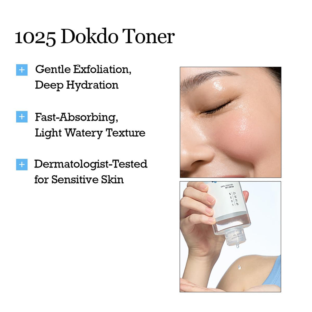 ROUND LAB 1025 Dokdo Toner — bêtaïne calme irritations et confort cutané