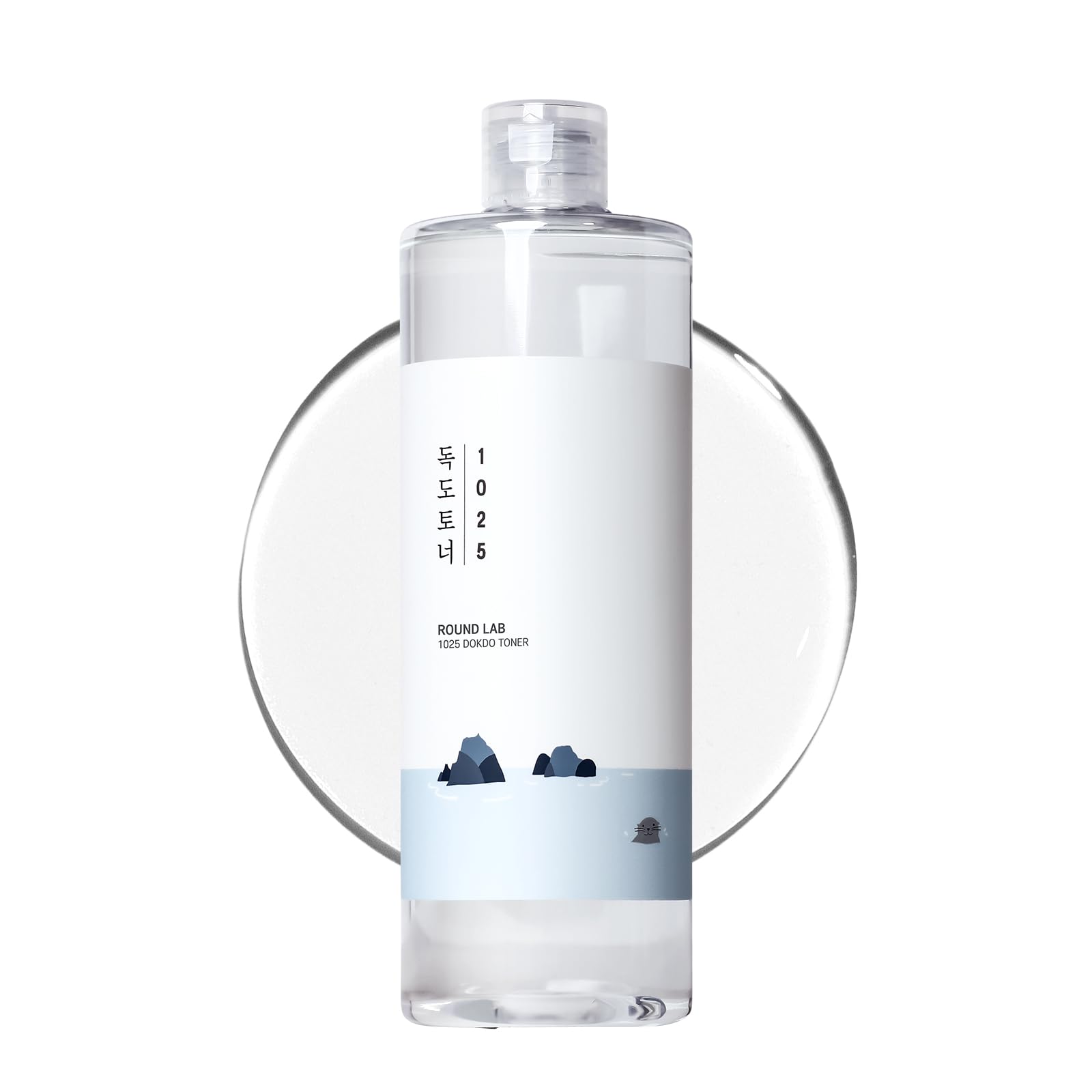 ROUND LAB 1025 Dokdo Toner: bouteille 500ml pour hydratation légère et usage quotidien