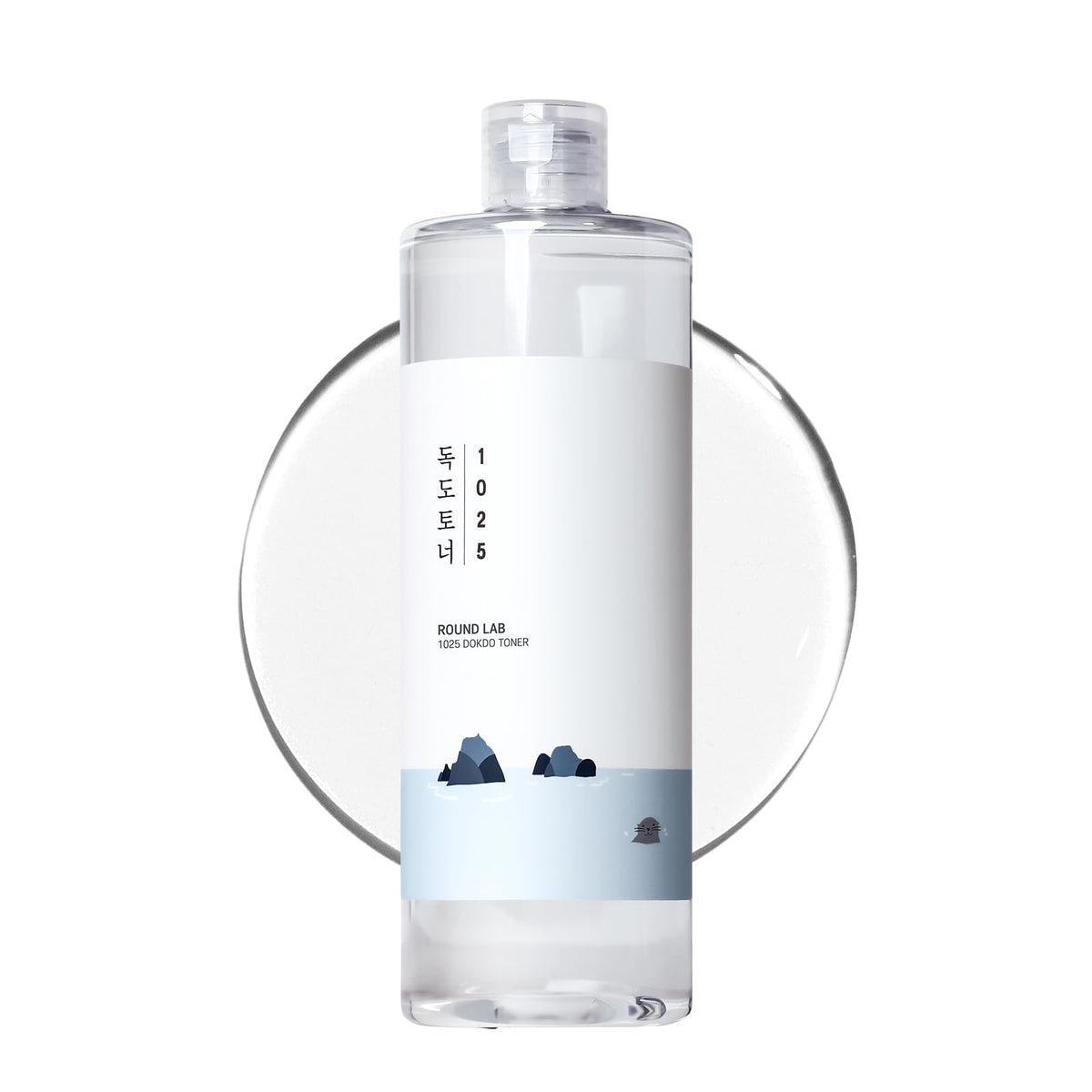 ROUND LAB 1025 Dokdo Toner: bouteille 500ml pour hydratation légère et usage quotidien