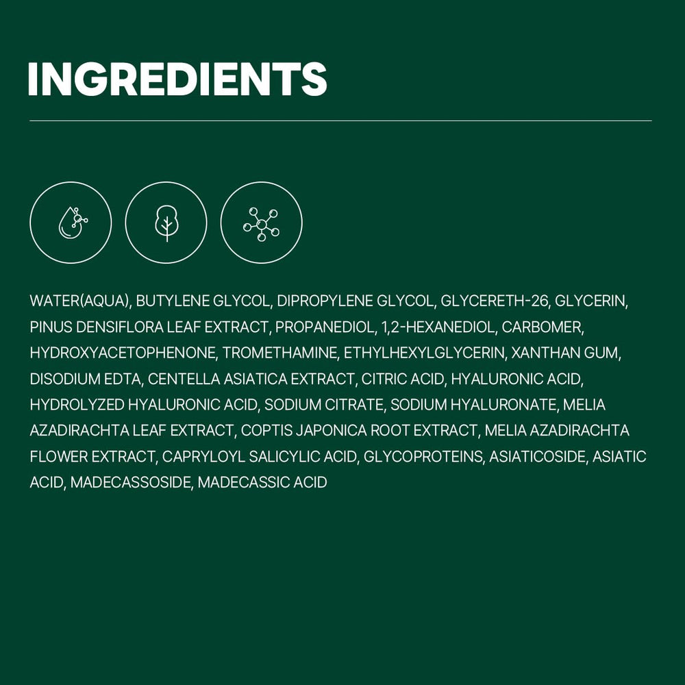 ROUND LAB Pine Calming Cica Ampoule : flacon compact, idéal pour superposer les soins.