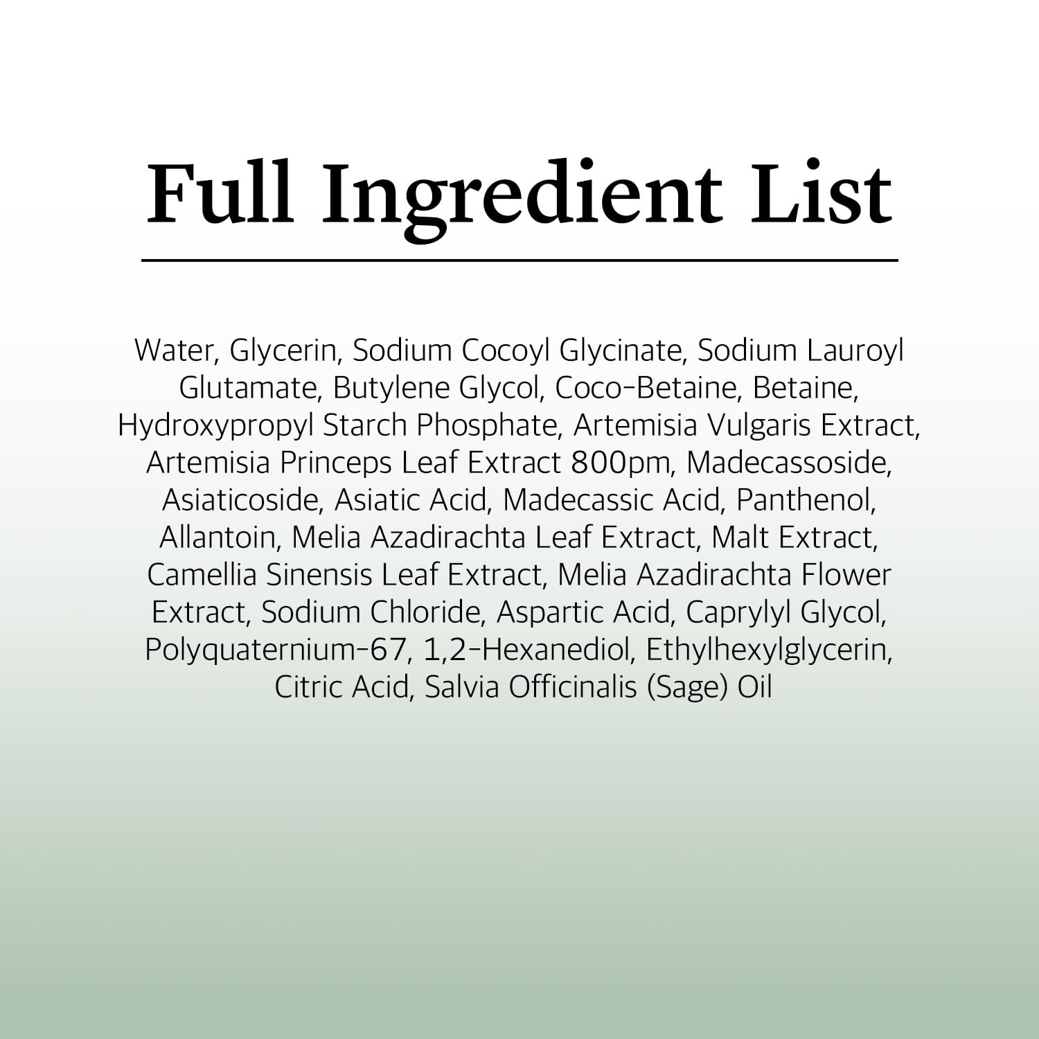 ROUND LAB nettoyant armoise – Utilisation quotidienne prête à hydrater et préparer la peau à l'hydratation.
