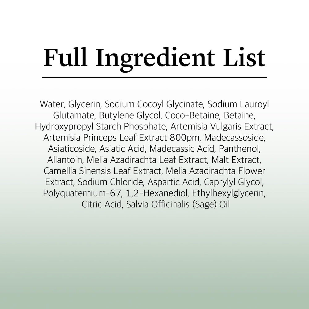 ROUND LAB nettoyant armoise – Utilisation quotidienne prête à hydrater et préparer la peau à l'hydratation.