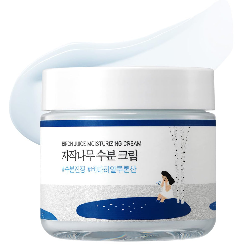 ROUND LAB Birch Juice Crème Hydratante – bouteille; hydratation durable pour peau équilibrée