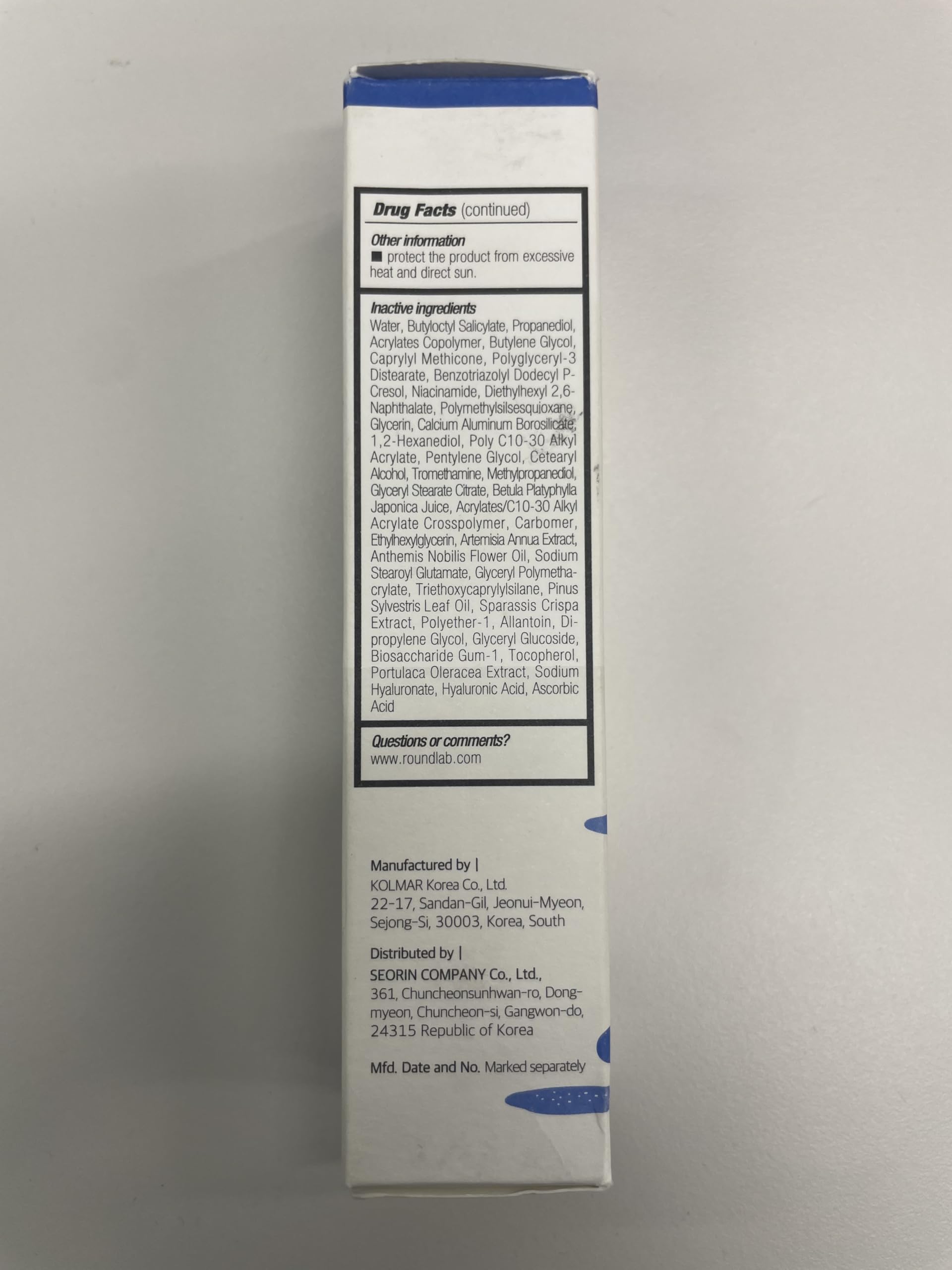 Usage quotidien ROUND LAB Birch Juice UV Lock SPF45