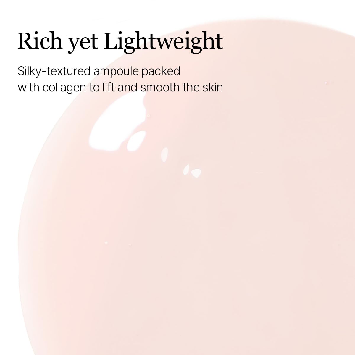 ROUND LAB Camellia Deep Collagen Ampoule : raffermissement des pores et du visage.