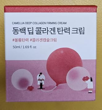 ROUND LAB Camellia Deep Collagen, texture-creme douce: hydratation durable pour peau lisse