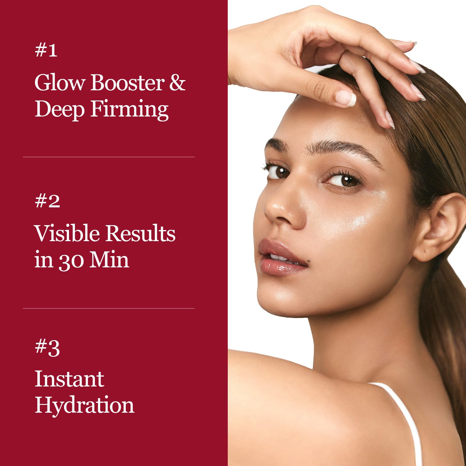 ROUND LAB Camellia Collagen Mask – gel hydrogel rose épouse le visage et hydrate.